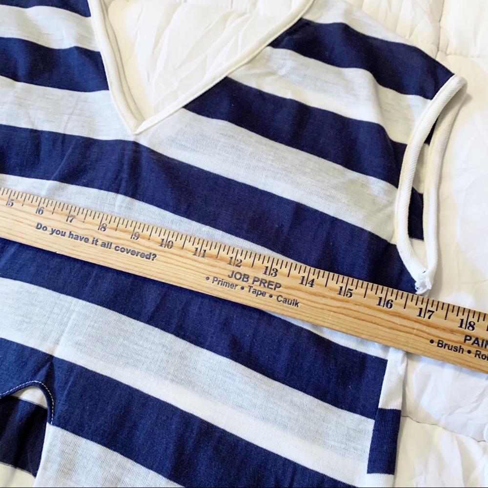 Vintage 80s Tie Front Crop Top XS - Picture 6 of 8
